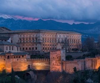Alhambra Moorish palace in Granada